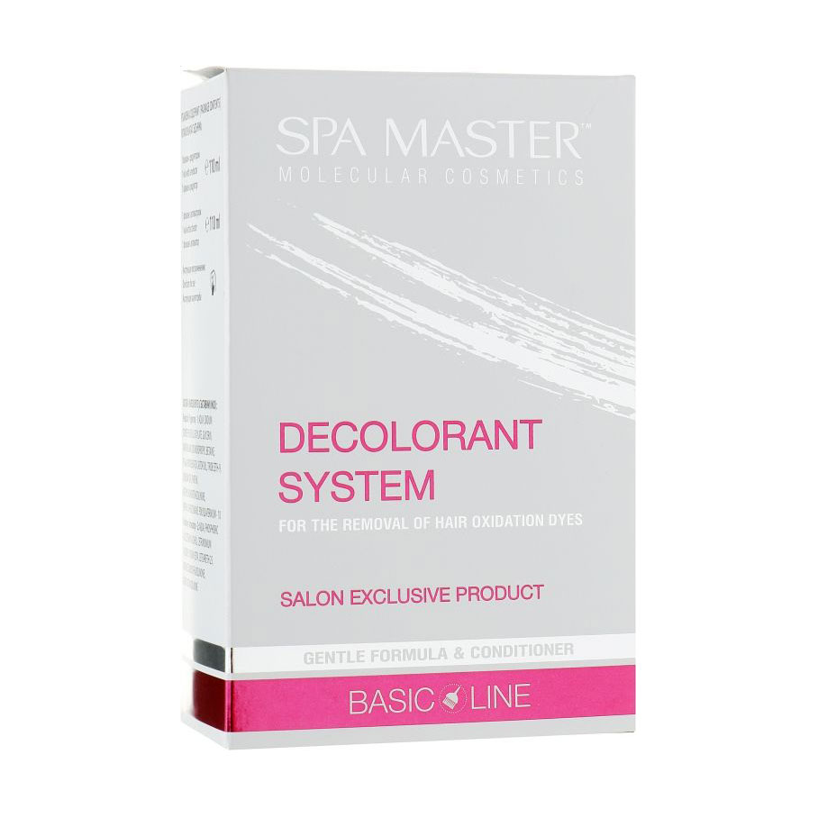 Система для видалення фарби з волосся Spa Master Basic Line Decolorant System (редуктор, 110 мл + активатор, 110 мл)